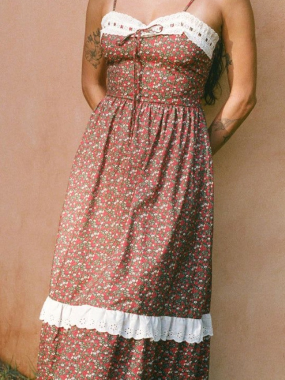 Christy Dawn Evergreen Apple Harvest Dress - Picture 2 of 6